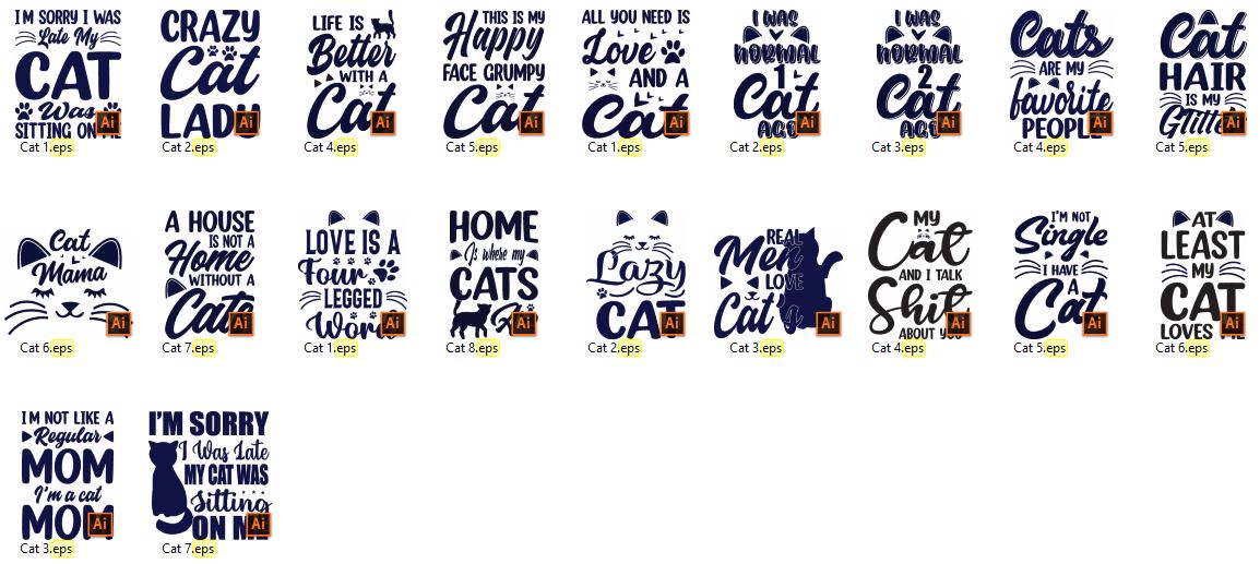Cat-Quotes-TShirt-Design-Bundle-18468530