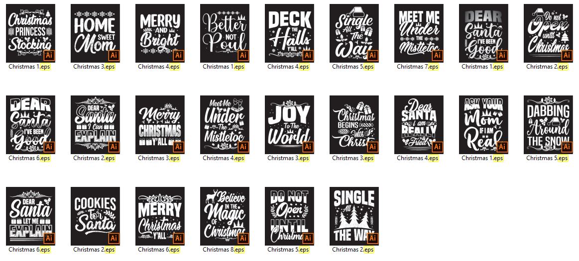 Christmas-Typography-SVG-TShirt-Bundle-20694854