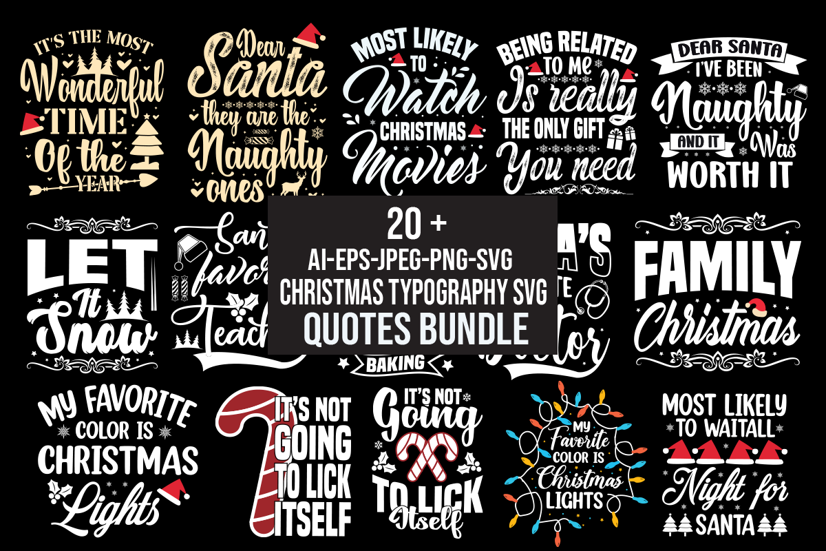 Christmas-Typography-SVG-TShirt-Bundle-20694814
