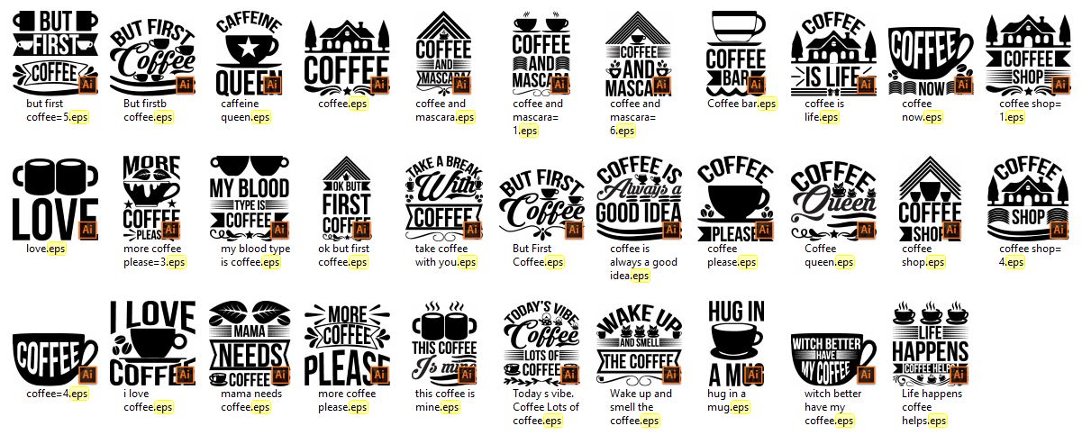 Espresso-SVG-Tshirt Design Bundle