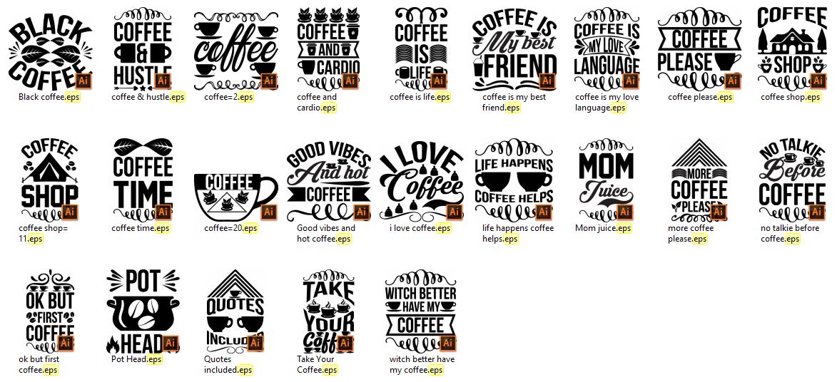 Espresso SVG Design Bundle