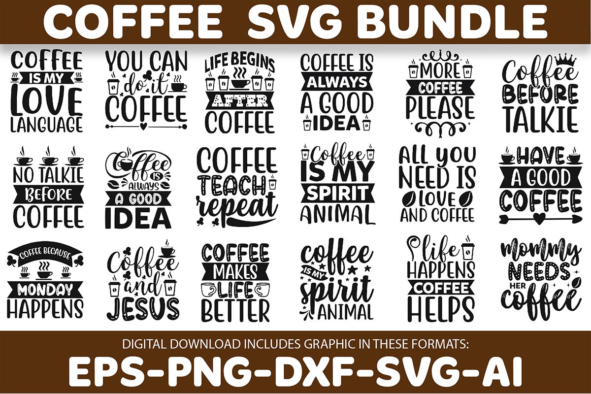 Espresso SVG Design Bundle