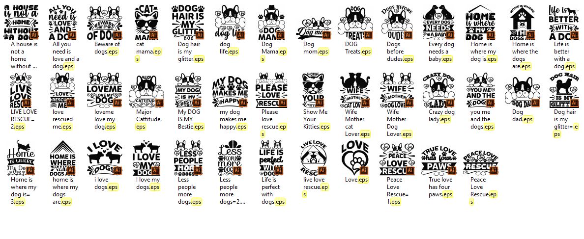 Dog-SVG-Bundle Digital Items Obtain