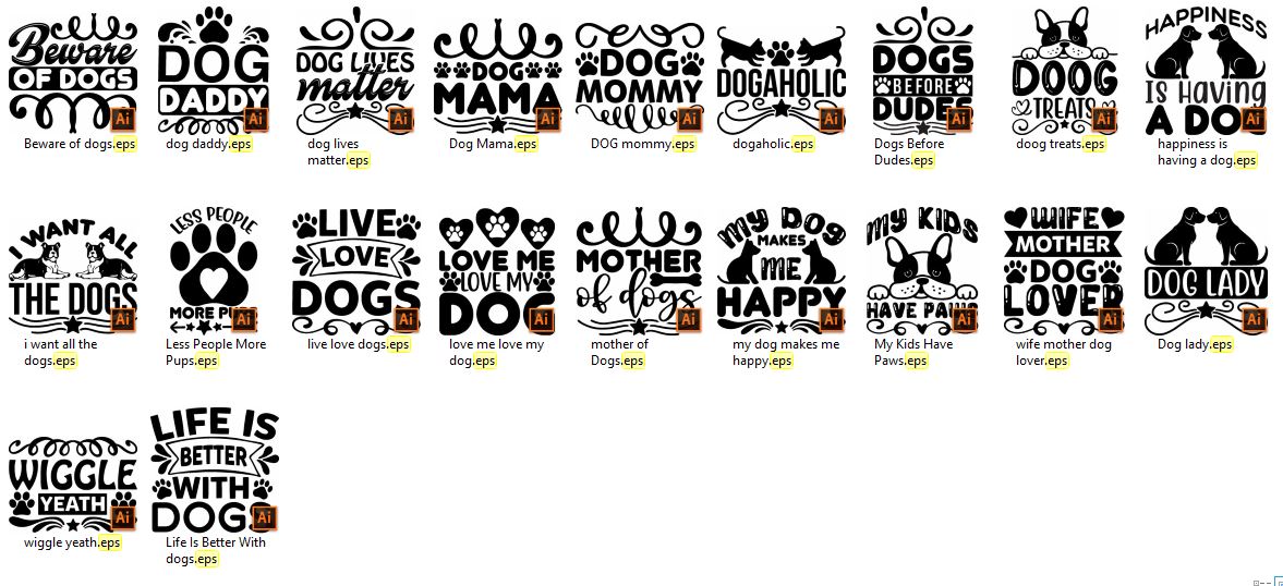 Canine SVG Design Bundle