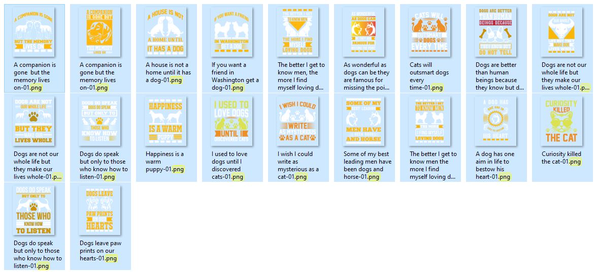 Dog T-shirt Design Bundle