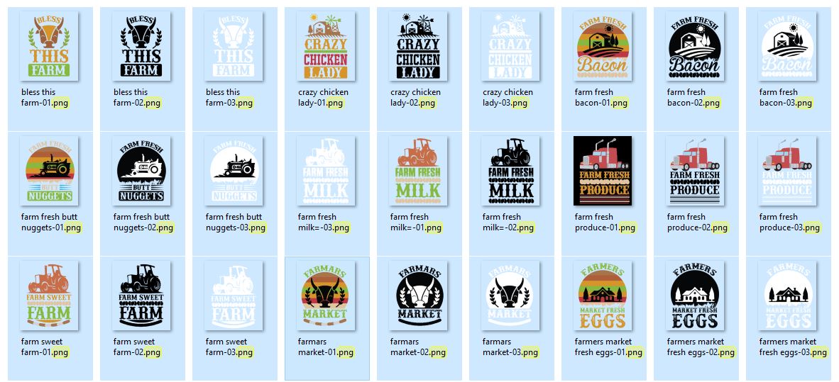 Farmhouse T-Shirt Design Bundle