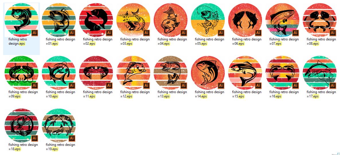 Fishing-Retro-Circle-TShirt-Design-21755701