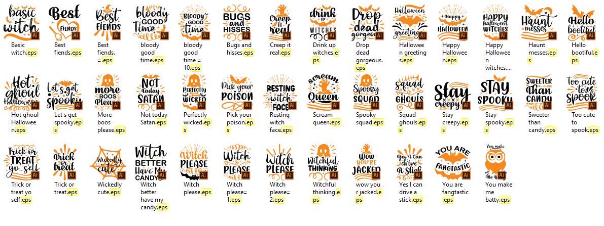 Halloween Tshirt Design Bundle .