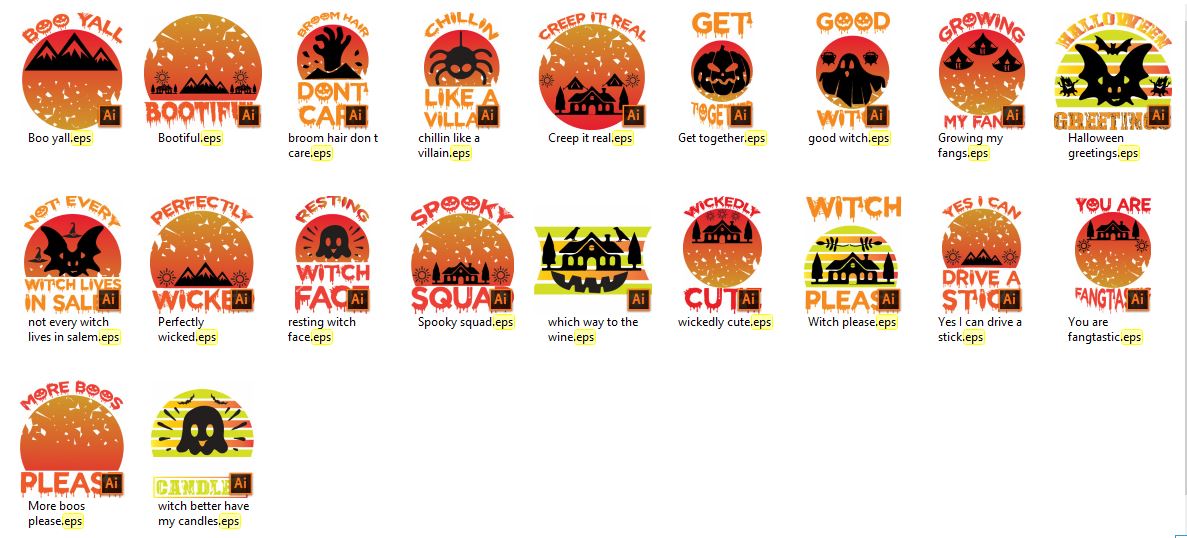 Halloween-TShirt-Design-Bundle