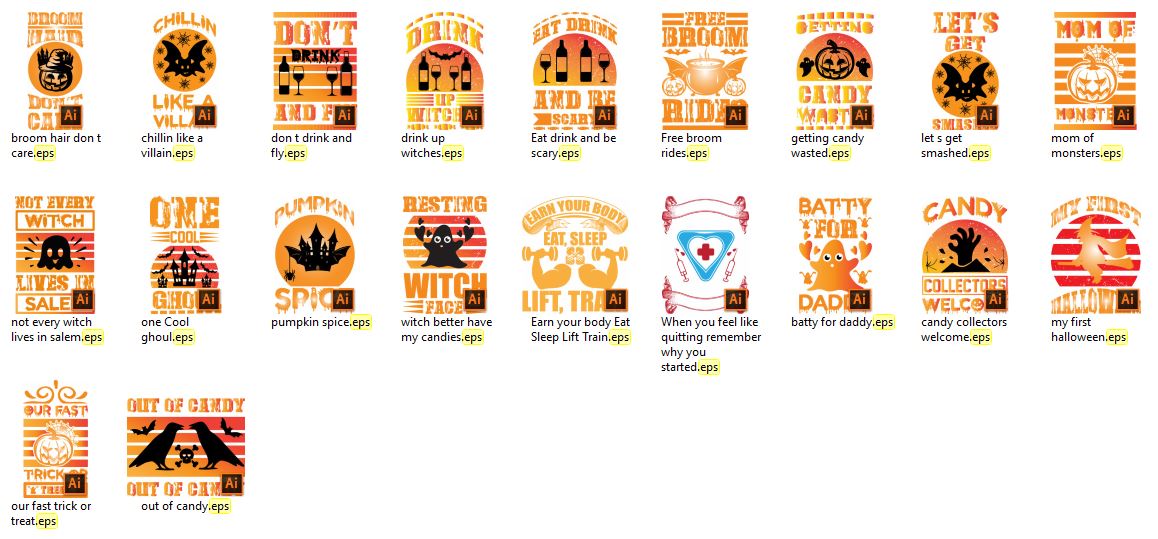 Halloween-TShirt-Design-Bundle