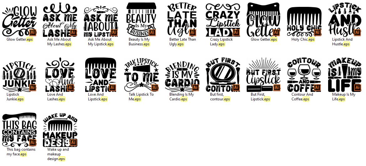 Makeup-SVG-Design-Bundle-23007882