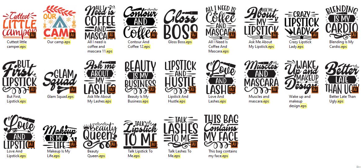 Makeup-SVG-Design-Bundle-23059219