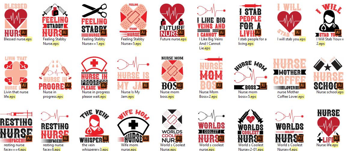 Nurse-TShirt-Design-Bundle-16422333