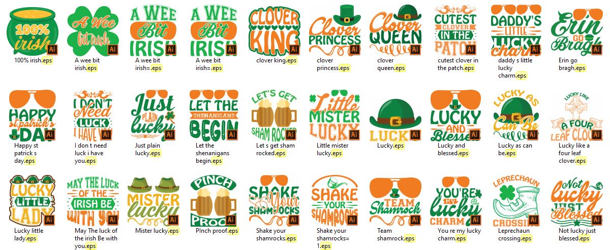 St. Patrick's Day SVG Design