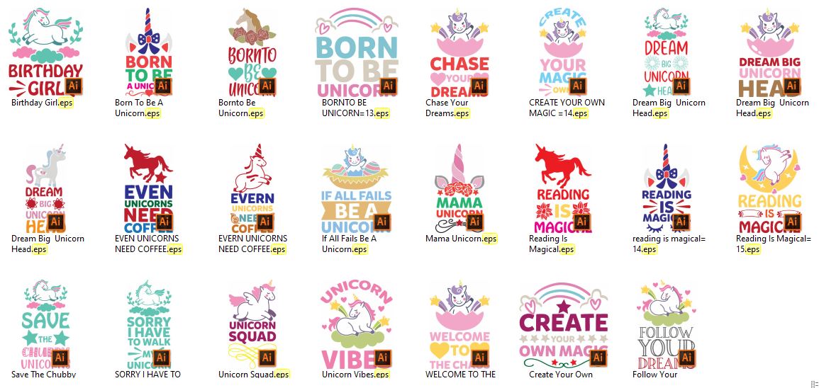 Unicorn-SVG-Bundle-14682709