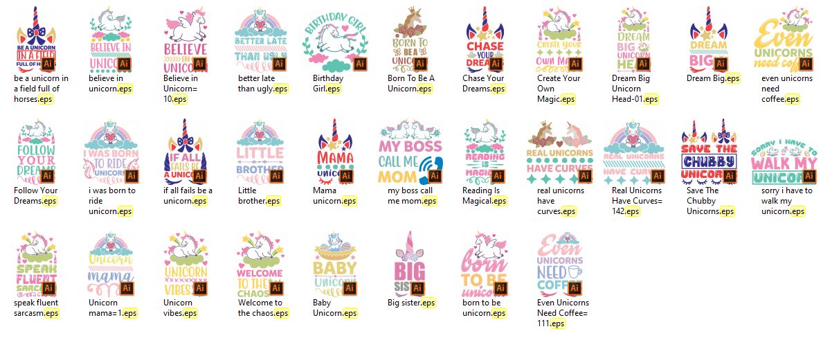 Unicorn-SVG-Design-Bundle-14283729