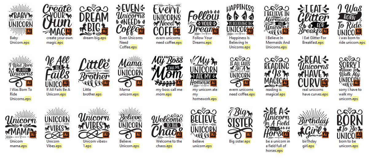 Unicorn-SVG-Design-Bundle-21129551