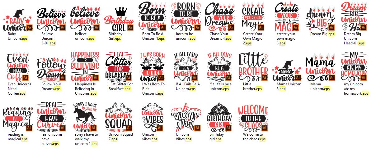 Unicorn-SVG-Design-Bundle-23376079