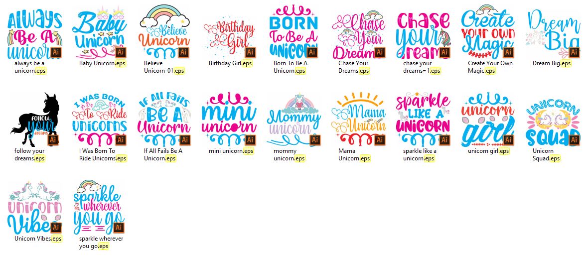 Unicorn-SVG-Design-Bundle-24084173