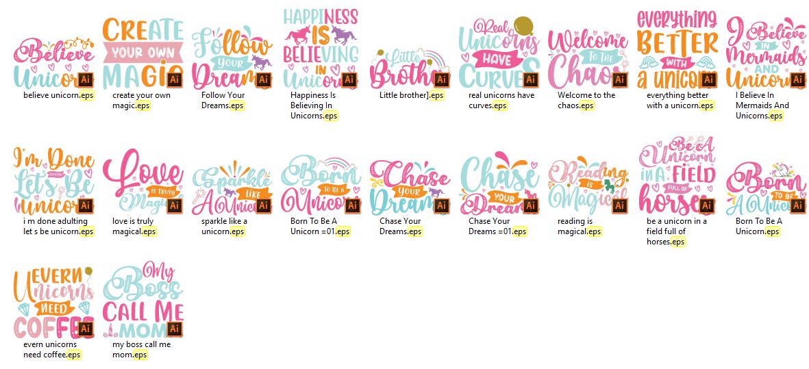 Unicorn-SVG-Design-Bundle-26769395