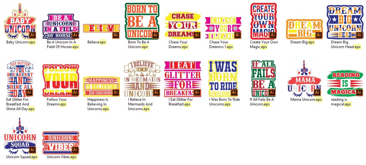 Unicorn-TShirt-Design-Bundle-14399907