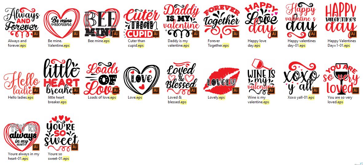 Valentine's Day SVG Bundle