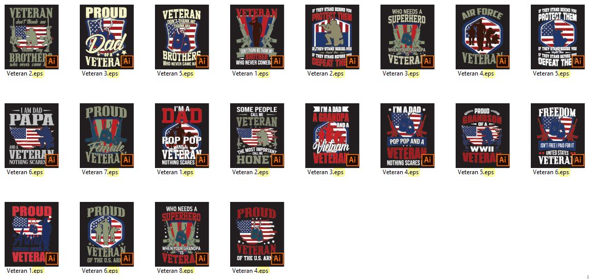 Veteran-TShirt-Design-Bundle-16889913